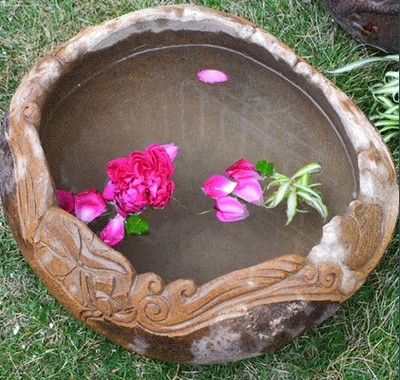 曲阳雕刻花园户外休闲摆件石头生态摆设鱼池石雕鱼缸