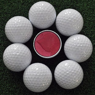 正品 高尔夫三层球 高尔夫比赛球 全新空白球 下场专用 特价