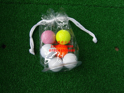高尔夫装球袋 PVC装球袋 迷你小球包 小球袋 PVC袋子