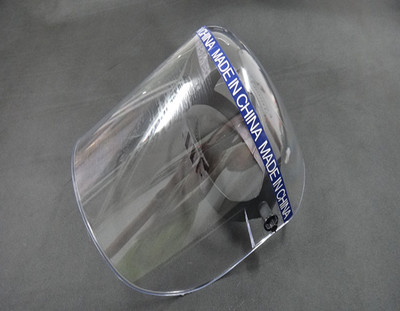 全有机面罩面屏 全透明电焊面罩防溅射面罩透明有机玻璃防护面罩