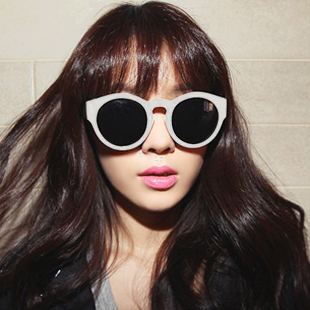 2015出口韩国订单新款磨砂质感太阳眼镜爆潮男女士复古大圆框墨镜