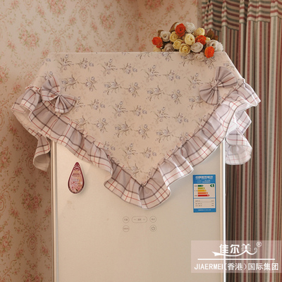 冰箱罩 立式柜机空调罩 万能盖布多用巾 简约田园洗衣机防尘套子