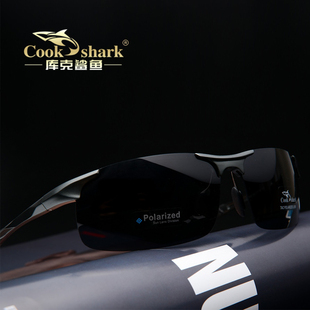 正品 cookshark/库克鲨鱼偏光眼镜 男款太阳眼镜 墨镜司机镜 枪