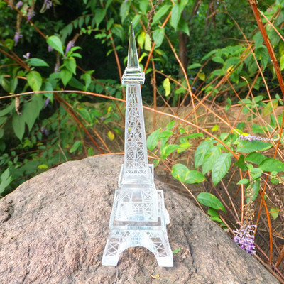 水晶工艺品 法国巴黎埃菲尔铁塔摆饰模型 家居装饰 生日礼物