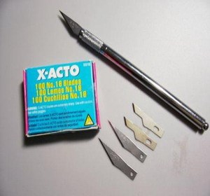 X-ACTO刀片/pcb线路板修补刀片/雕刻刀片/检修刀/QC刀片16号