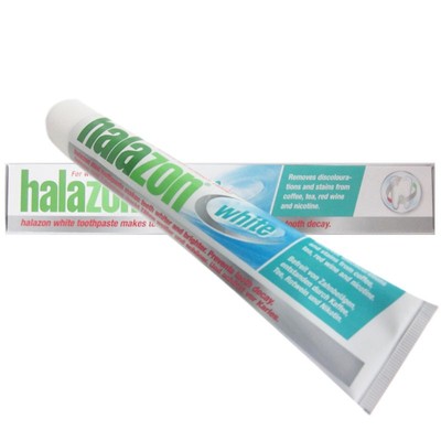 德国进口海森Halazon 洁白牙膏去烟渍，牙垢速效美白牙齿2支包邮