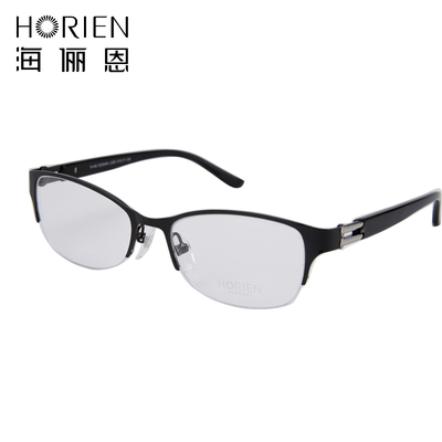 HORIEN海俪恩 半框时尚眼镜架眼镜框 近视 男女款复古眼睛框镜架