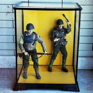 【小筑】玻璃展示盒陈列罩 放兵人公仔手办模型 长宽高30*25*37