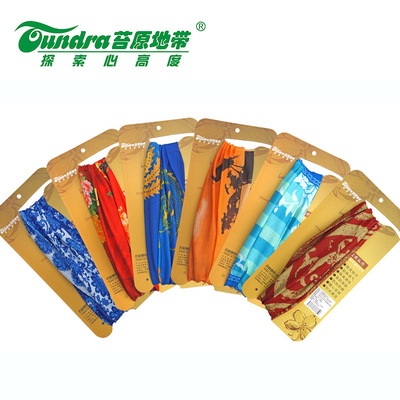 香港名品 TUNDRA 无缝魔术头巾 吸湿排汗 限量版 中国风系列套装