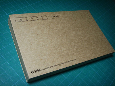 XPRINT-最经典的牛皮空白明信片-美国石头牛卡