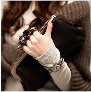 2015新款韩版时尚女包潮女士包包单肩包手拿包手提小钱包钻石包邮