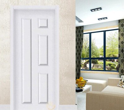 实木复合门 烤漆门 室内门 套装门  房间门 卧室门 混油白门107
