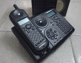 包邮摩托罗拉双拨号数字无绳电话机子母会议座机避免无线上网干扰