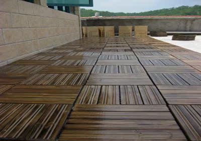 户外防腐木地板露台阳台庭院防水防霉碳化木地板仿古实木地板直销