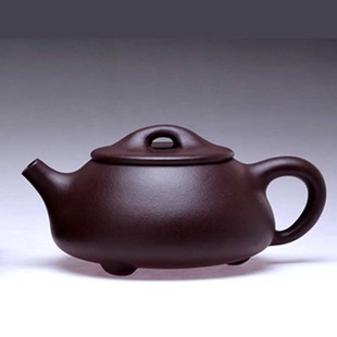 宜兴名家全手工紫砂茶壶茶具 支持定制 石瓢 中式中秋创意礼品