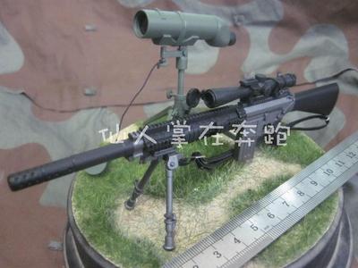 【仙人掌】1 6兵人 威龙 现代 美军 M110 大火力狙击枪+观测镜