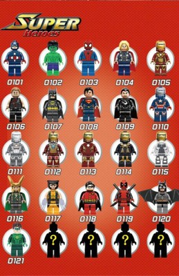 2016忍者超级英雄复仇者联盟儿童玩具人仔超人钢铁侠神奇4侠全套