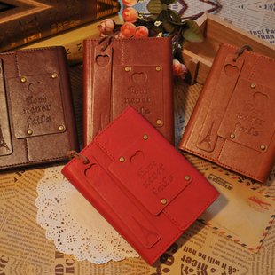 欧洲复古风文具爱情旅程日记本仿皮欧式磁扣首饰记事本笔记本子