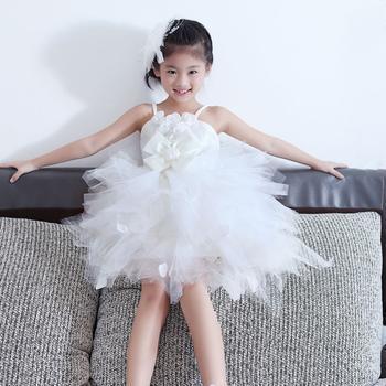儿童芭蕾舞裙纱裙幼儿舞蹈服装批发演出服表演服女童公主裙蓬蓬裙