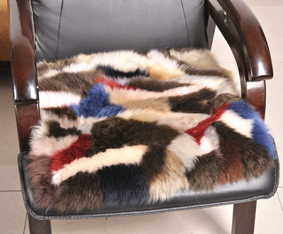 冬季新款加厚纯羊毛皮坐垫椅子垫定做欧式可爱餐椅垫办公电脑椅垫