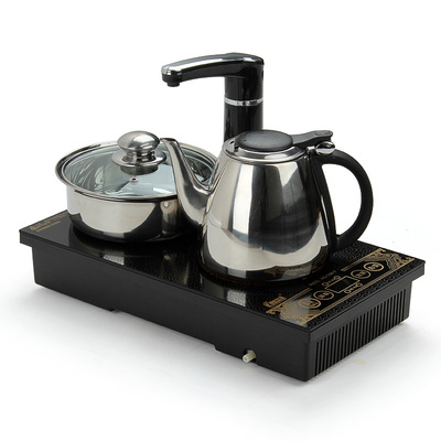 自动加水四合一电磁茶炉茶具电热水壶不锈钢烧水壶消毒锅触摸按键