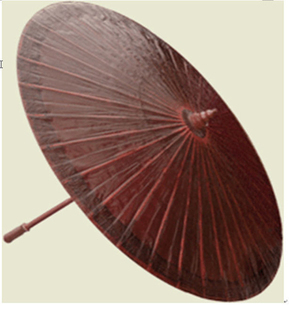古代手工桐油伞 泸州古典油纸伞防雨防晒防紫外线 古装伞|古红色