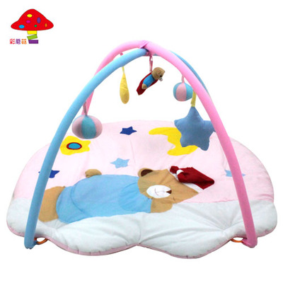 新生儿睡熊游戏毯 游戏垫 爬行垫 宝宝益智玩具