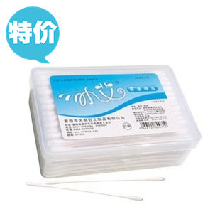 棉签 婴童专用棉签/棉棒90支方盒装 纸棒细棒不含荧光剂wd-994367