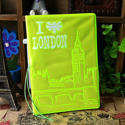 伦敦（I Love London）出国旅游留学必备 护照夹护照套3D立体短款