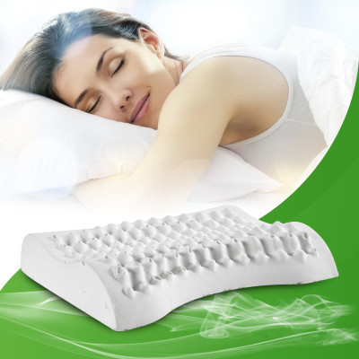 纯天然乳胶保健枕头 青少年儿童乳胶枕头颈椎枕护颈枕头枕芯正品