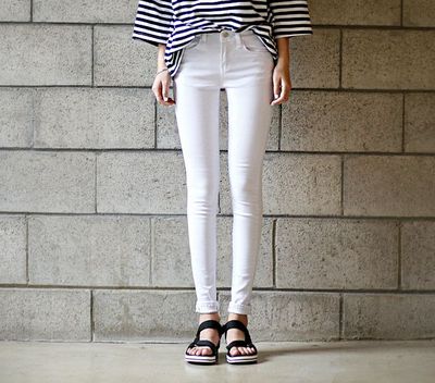 2015新款显瘦修身小脚裤白色铅笔裤大码弹力打底裤长裤女外穿