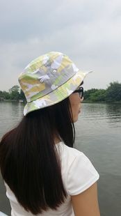 迷彩 男女通用 棉布印花 渔夫帽 盆帽
