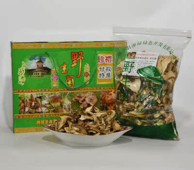 甘孜正宗野生青杠菌绿色养生食品非松茸蘑菇250g盒装野生菌干货