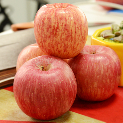 【傻大个果园】陕西红富士小苹果有机富硒水果幼儿园特供32枚