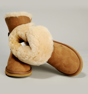 2015冬季新款雪地靴女靴子5825中筒靴皮毛一体加厚短靴棉鞋高筒靴