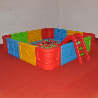 儿童海洋球球池 加厚塑料球池 方形海洋球池 幼儿园大型海洋球池