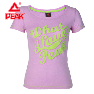 peak/匹克2015夏季新款运动短袖女衣休闲百搭女衫F652562