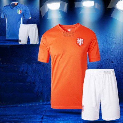 德国荷兰意大利球队套装世界杯球衣速干透气男式球服团队DIY定制