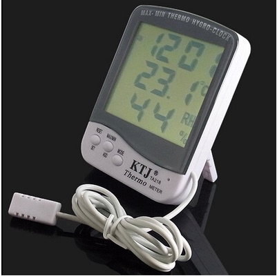TA218A温湿度表 外置温度传感器 家用电子式温湿度计