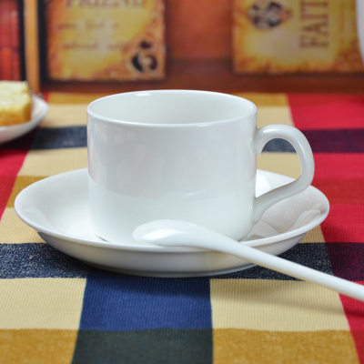 正品纯白澳式咖啡杯碟套装茶杯陶瓷唐山无铅骨瓷杯子热卖