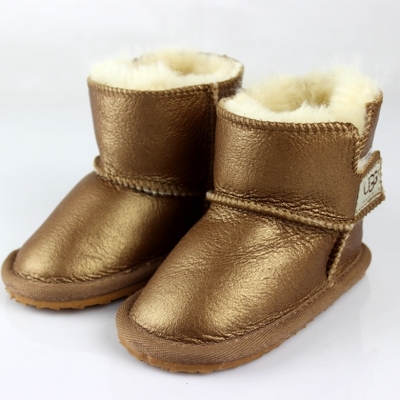 羊皮毛一体男女婴儿防滑学步鞋牛筋底儿童雪地靴宝宝冬季保暖棉鞋