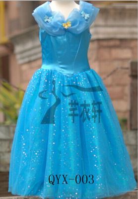 六一儿童演出服白雪公主裙演出服装迪士尼女童生日舞会礼服纱裙