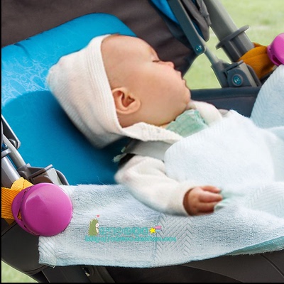 宝宝防踢被夹婴儿用品防蹬踢被子多用途童车毛毯夹子宝宝推车夹