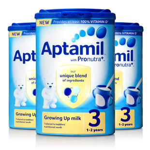 Aptamil英国爱他美3段1-2岁婴幼儿奶粉900gx3罐装