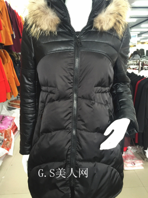 2015冬季正品瑞姿可可15D08A版新款连帽女装修身棉衣大码外套包邮