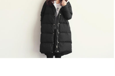 2014冬季韩版加厚长款棉衣