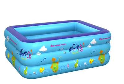 包邮快乐小鱼儿童充气游泳池超大加厚戏水池充气水池成人浴盆