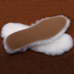 冬季纯羊毛鞋垫皮毛一体鞋垫 加厚保暖雪地靴保暖鞋垫羊毛保暖