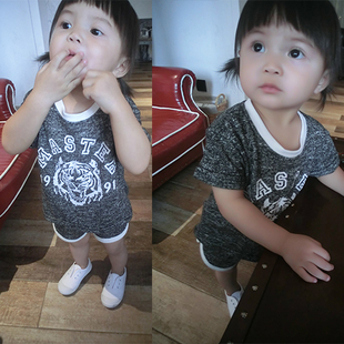 童装女夏装2016韩版新款1-2-3-4-5岁儿童宝宝短袖宽松小童T恤上衣