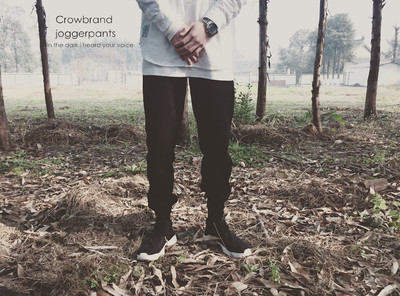 Crowbrand 2016 Jogger pants 束脚裤缩腿裤慢跑搭配球鞋必备加厚